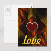 Mystique Oerwoud Love Briefkaart (Voorkant / Achterkant)