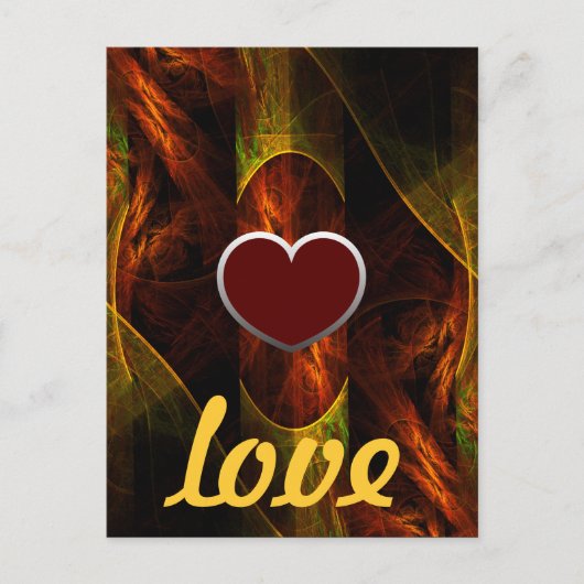 Mystique Oerwoud Love Briefkaart (Voorkant)