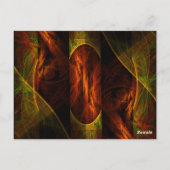 Mystique Oerwoud Table Number Briefkaart (Achterkant)