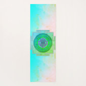 Mystisch betoverend Yantra-symbool Yogamat (Achterkant)