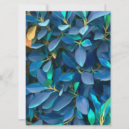 Mystisch Blauwe Bladeren