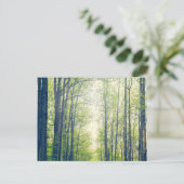 Mystisch bos briefkaart (Staand voorkant)