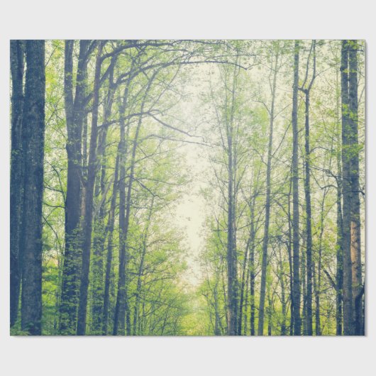 Mystisch bos cadeaupapier (Vlak)