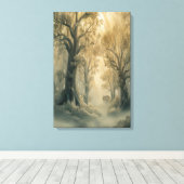 Mystisch bos canvas afdruk (Insitu (Houten vloer))