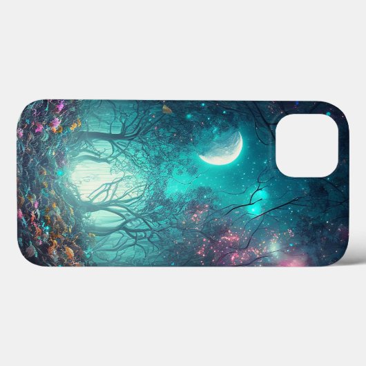 Mystisch bos Case-Mate iPhone case (Achterkant (horizontaal))