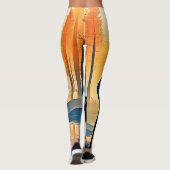 Mystisch bos hert leggings (Achterkant)
