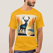 Mystisch bos hert t-shirt (Voorkant)