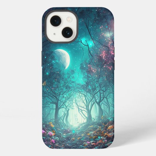 Mystisch bos  iPhone hoesje (Achterkant)