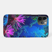 Mystisch Glanzende Jungle Bloem Design Case-Mate iPhone Case (Achterkant (horizontaal))