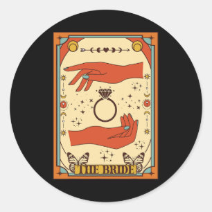 Mystisch Hemels Bachelorette Feest De Bruid Ta Ronde Sticker