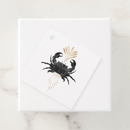 Mystisch kosmisch niestisch strand bedankjes labels (In situ)