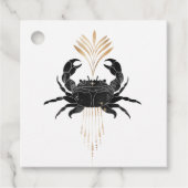 Mystisch kosmisch niestisch strand bedankjes labels (Voorkant)