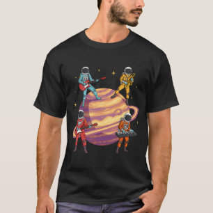 Mystisch kwaadaardig oog versierde mandala t-shirt