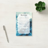 Mystisch maanverlicht berglandschap post-it® notes (Kantoor)