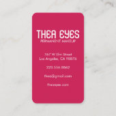 Mystisch Oogoog Magische Elegant Boho Waterverf Visitekaartje (Achterkant)