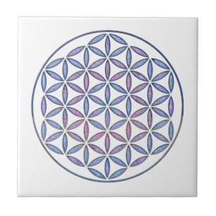 Mystische aanjager van leven tegeltje