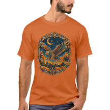 Mystische Arabische Uil Wassende Maan Woestijn Kun