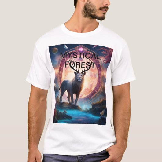 MYSTISCHE BOSSEN T-SHIRT (Voorkant)