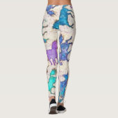 MYSTISCHE EENHOORNS BROEK LEGGINGS (Achterkant)