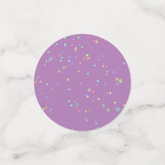 Mystische koeien confetti (Kleine voorkant)