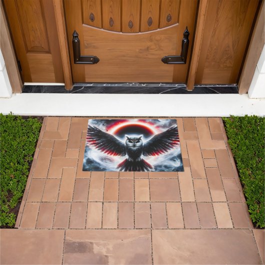 Mystische Kosmische Hemelse Uil Deurmat (Buiten)