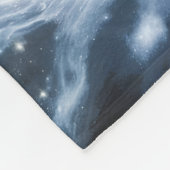 Mystische Kosmische Hemelse Uil Fleece Deken (Hoek)