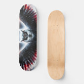 Mystische Kosmische Hemelse Uil Persoonlijk Skateboard (Voorkant)