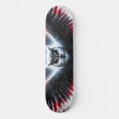 Mystische Kosmische Hemelse Uil Persoonlijk Skateboard (Voorkant)
