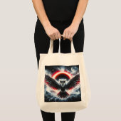 Mystische Kosmische Hemelse Uil Tote Bag (Voorkant (product))
