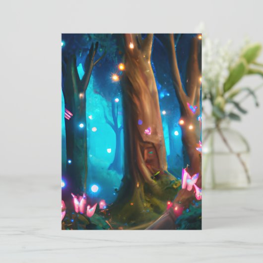 Mystische kunst kaart (Staand voorkant)