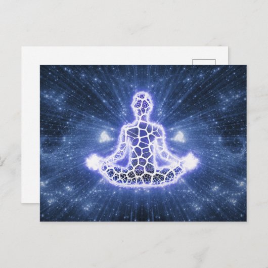 Mystische metafysische Meditatie Levitatie Briefkaart (Voorkant / Achterkant)