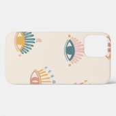 Mystische ogen naadloos patroon, mystieke achtergr Case-Mate iPhone case (Achterkant (horizontaal))