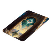 Mystische piramide Oye Magnet Magneet (Linkerzijde)