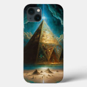 Mystische piramide Visionary Art Case-Mate iPhone Case (Achterkant)