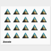 Mystische piramide Visionary Art Sticker (Vel)