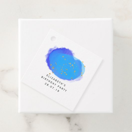 Mystische sterren bedankjes labels (In situ)