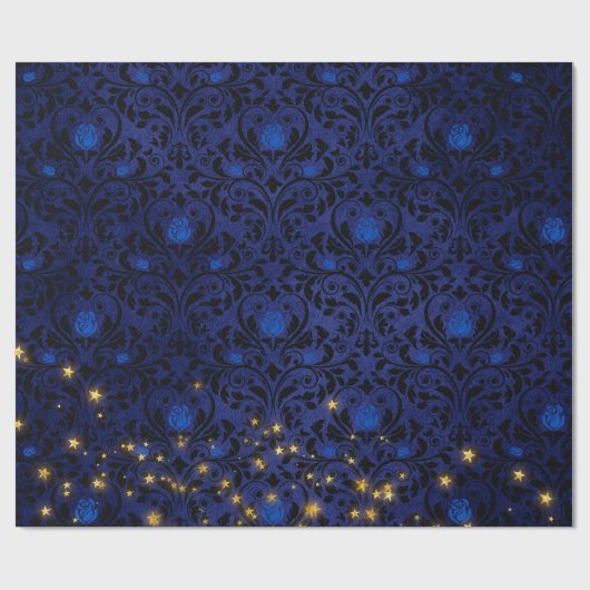 Mystische sterren cadeaupapier (Vlak)
