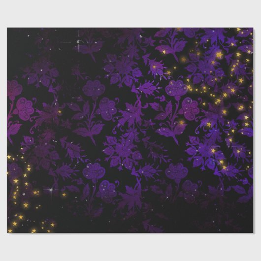Mystische sterren cadeaupapier (Vlak)
