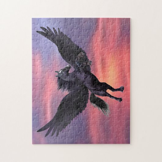 MYSTISCHE SUNSET PEGASUS LEGPUZZEL (Verticaal)