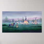 MYSTISCHE TIPI door SHARON SHARPE Poster (Voorkant)