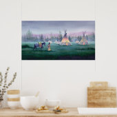 MYSTISCHE TIPI door SHARON SHARPE Poster (Keuken)