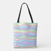 Mystische Unicorn (avy Pastel) Tote Bag (Achterkant)