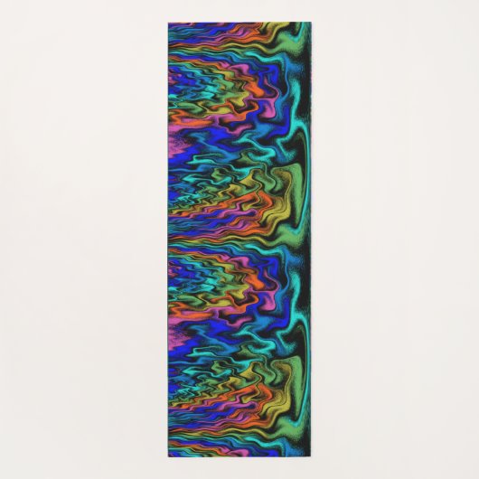 Mystische vlammen yogamat (Achterkant)