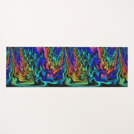 Mystische vlammen yogamat (Voorkant (horizontaal))