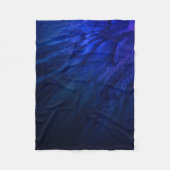 Mystische vleugels met diepblauwe veren fleece deken (Voorkant)