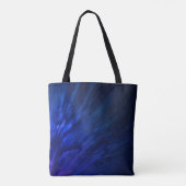 Mystische vleugels met diepblauwe veren tote bag (Achterkant)