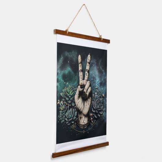 Mystische vrede hangend wandkleed (Gebogen)