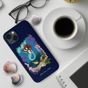 Mystische Zeemeermin Oceaan Fantasie Blauwe Zeelev Case-Mate iPhone Case