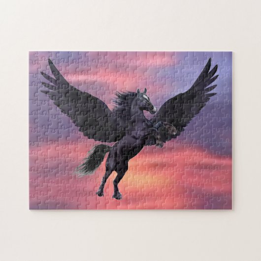 MYSTISCHE ZONSONDERGANG PEGASUS LEGPUZZEL (Horizontaal)
