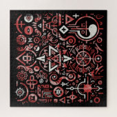 Mystisches Puzzle Legpuzzel (Horizontaal)